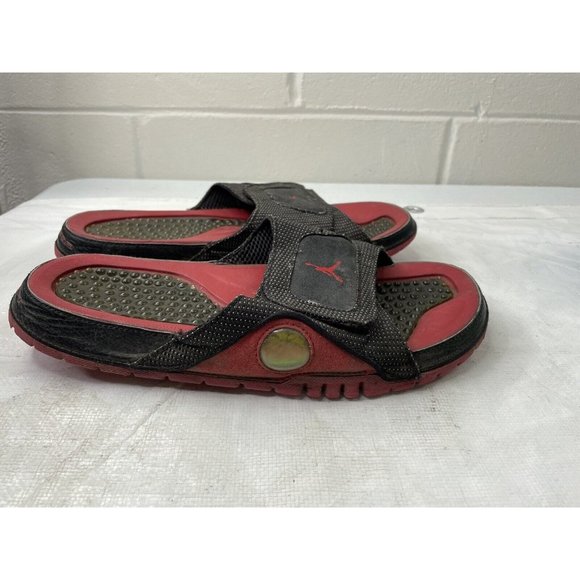 Jordan Men's Hydro Slides Retro 13 Red/Black Slide Sandals Size 8 - Picture 4 of 5